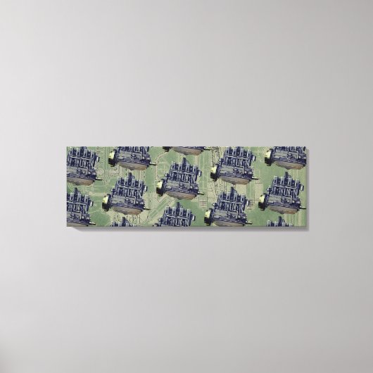 Toile Milwaukee Wisconsin Engine Early K (Recto)