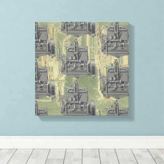 Toile Milwaukee Wisconsin Engine Early K (Insitu (Plancher de Bois))