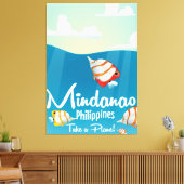 Toile Mindanao, affiche de voyage des philippines (Insitu(Salon))