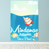 Toile Mindanao, affiche de voyage des philippines (Insitu (Plancher de Bois))