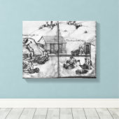 Toile Mine d'argent de La Croix-aux-Mines (Insitu (Plancher de Bois))