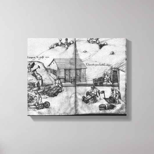 Toile Mine d'argent de La Croix-aux-Mines (Recto)