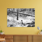 Toile mine d'or Dewey à Thunder Mountain, Idaho (Insitu(Salon))