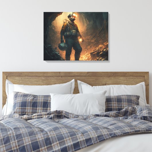 Toile Mines dangereuses (Insitu(Chambre))