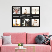 Toile Mini 6 photo 5e anniversaire Mariage (Insitu(Salon))