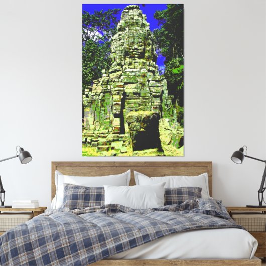 Toile Mini Bayon [Redux] ... Siem Reap, Cambodge (Insitu(Chambre))