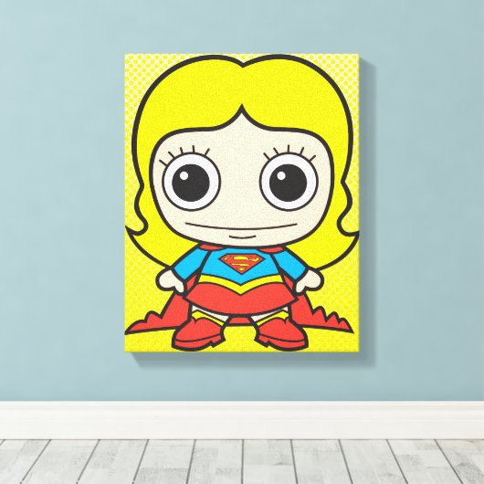 Toile Mini Supergirl (Insitu (Plancher de Bois))