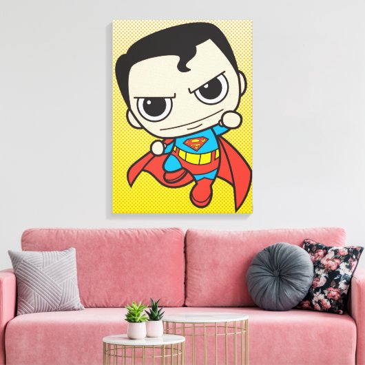 Toile Mini Superman volant (Insitu(Salon))