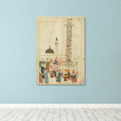 Toile Miniature de la "Memorie Turchesche" (Insitu (Plancher de Bois))