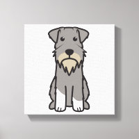 Miniature Schnauzer Dog Cartoon