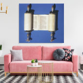 Toile Miniature Torah Scroll, 1765 (Insitu(Salon))