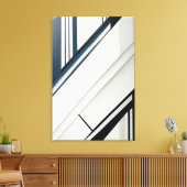 Toile Minimalist Diagonal Geometry (Insitu(Salon))