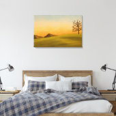 Toile Minimalist Landscape with Bare Tree (Insitu(Chambre))