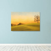 Toile Minimalist Landscape with Bare Tree (Insitu (Plancher de Bois))