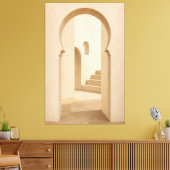 Toile Minimalist Moroccan Arch Canvas Print (Insitu(Salon))