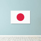 Toile Minimalist Red Circle Design (Insitu (Plancher de Bois))