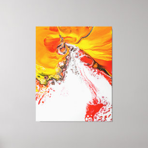 Toile Minimaliste Abstrait orange