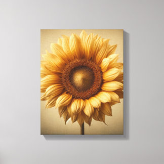 Toile minimaliste en toile de fond de tournesol do