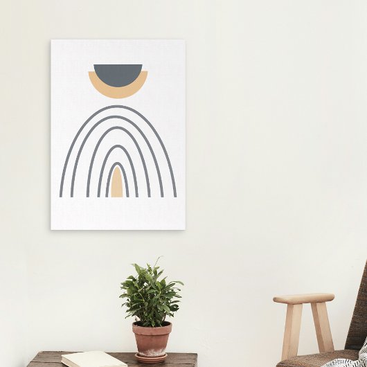 Toile minimaliste géométrique Abstraite moderne