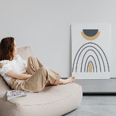 Toile minimaliste géométrique Abstraite moderne