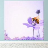 Toile Minimaliste Lilas (Insitu (Plancher de Bois))