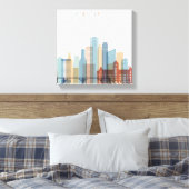 Toile Minneapolis, Minnesota | Ville Skyline (Insitu(Chambre))