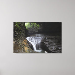 Toile Minnehaha Falls, Watkins Glen State Park, New York