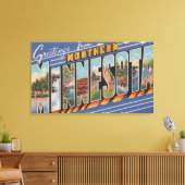 Toile Minnesota (Nord) - Scènes de grandes lettres (Insitu(Salon))