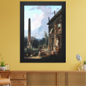Toile Minstrels errants par Hubert Robert (Insitu(Salon))