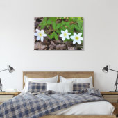 Toile minuscule fleurs blanches (Insitu(Chambre))