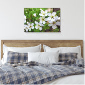 Toile minuscule fleurs blanches (Insitu(Chambre))