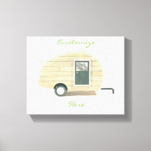 Toile minuscule maison caravane gypsy naturel Thunder_Co (Recto)