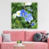 Toile minuscules fleurs bleues (Insitu(Salon))