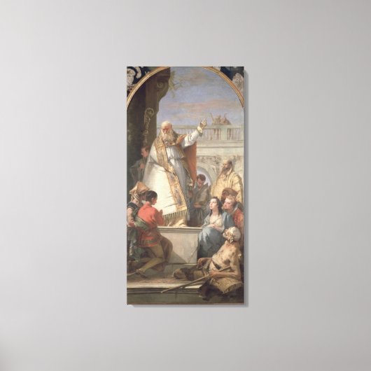 Toile Miracle of St. Patrick, c.1746 (huile sur toile) (Recto)