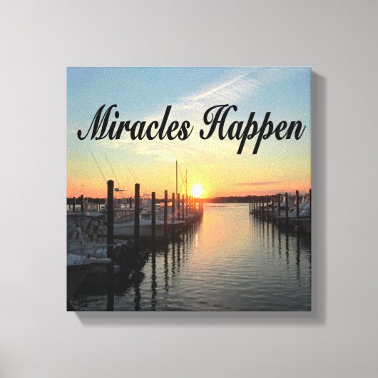 TOILE MIRACLES ARRIVE SUNSET PHOTO DESIGN (Recto)
