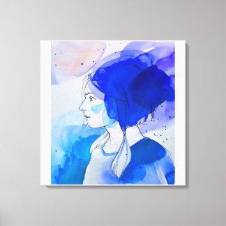 Toile mirada de señorita valiente