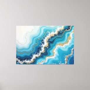 Toile Mirage de Tidefall – 60"x40" Art fluide abstrait o