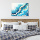 Toile Mirage de Tidefall – Peinture abstraite fluide de (Insitu(Chambre))