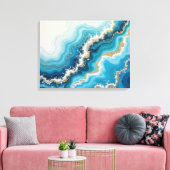 Toile Mirage de Tidefall – Peinture abstraite fluide de (Insitu(Salon))