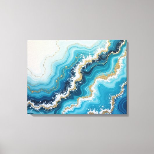 Toile Mirage de Tidefall – Peinture abstraite fluide de (Recto)