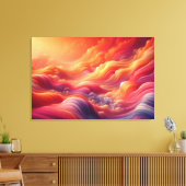 Toile Mirage du coucher de soleil (Insitu(Salon))