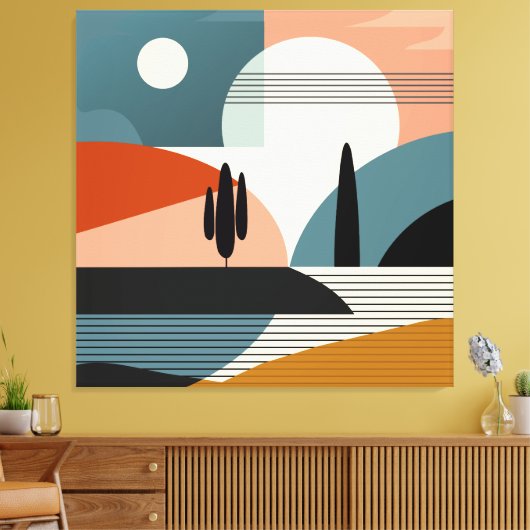 Toile Mirage du désert (Insitu(Salon))