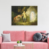 Toile Miranda, Prospero et Ariel, de "The Tempest" par (Insitu(Salon))