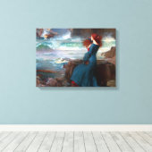 Toile Miranda The Tempest John William Waterhouse (Insitu (Plancher de Bois))