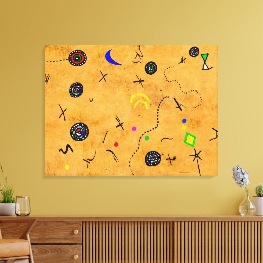 Toile Miro Downunder (Insitu(Salon))