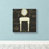 Toile Miroir vintage et évier (Insitu (Plancher de Bois))