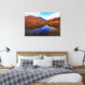 Toile Mirror Lake Autumn Paysage Réflexion Eau Chute (Insitu(Chambre))