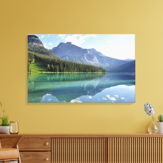 Toile Mirror Lake – Mountain Reflection Calm (Insitu(Salon))