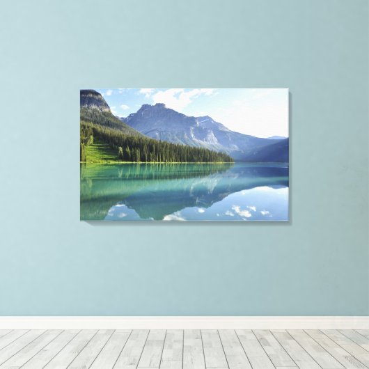 Toile Mirror Lake – Mountain Reflection Calm (Insitu (Plancher de Bois))