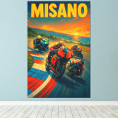 Toile Misano World Circuit Marco Simoncelli MotoGP Itali (Insitu (Plancher de Bois))